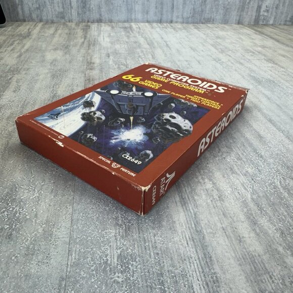 Atari 2600 Asteroids Video Computer System Game Program Complete Box VGC - Picture 13 of 15